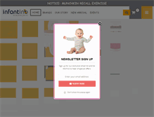 Tablet Screenshot of infantino.com.sg